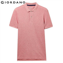 Load image into Gallery viewer, Giordano Men Solid Polo Shirt Men Pique Slim Mens Polo Basic Essential Tops Male Camisa Polo Camiseta Masculina