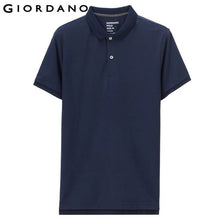 Load image into Gallery viewer, Giordano Men Solid Polo Shirt Men Pique Slim Mens Polo Basic Essential Tops Male Camisa Polo Camiseta Masculina