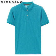 Load image into Gallery viewer, Giordano Men Solid Polo Shirt Men Pique Slim Mens Polo Basic Essential Tops Male Camisa Polo Camiseta Masculina
