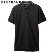 Load image into Gallery viewer, Giordano Men Solid Polo Shirt Men Pique Slim Mens Polo Basic Essential Tops Male Camisa Polo Camiseta Masculina