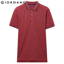 Load image into Gallery viewer, Giordano Men Solid Polo Shirt Men Pique Slim Mens Polo Basic Essential Tops Male Camisa Polo Camiseta Masculina