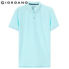 Load image into Gallery viewer, Giordano Men Solid Polo Shirt Men Pique Slim Mens Polo Basic Essential Tops Male Camisa Polo Camiseta Masculina