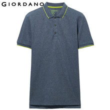 Load image into Gallery viewer, Giordano Men Solid Polo Shirt Men Pique Slim Mens Polo Basic Essential Tops Male Camisa Polo Camiseta Masculina