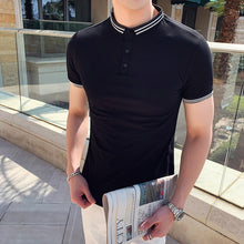 Load image into Gallery viewer, Casual Polo Homme Streetwear 4XL Hot Sale Fashion 2019 Summer Men Polo Shirt High Quality Slim Fit Polo Shirt Men Short Sleeve